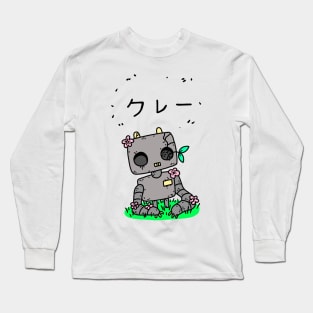 Tiny Robot design Long Sleeve T-Shirt